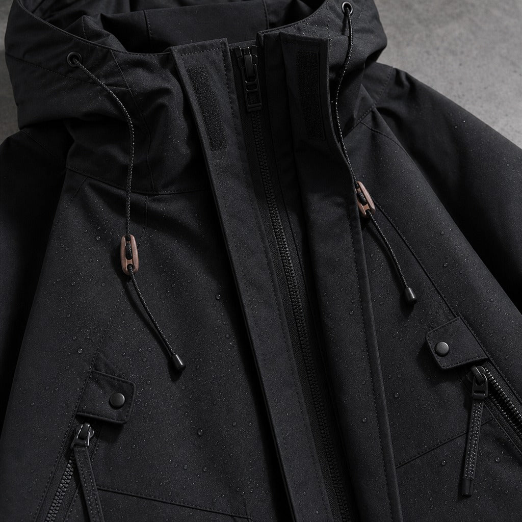 Veste Bomber Homme Softshell Imperméable à Capuche 7