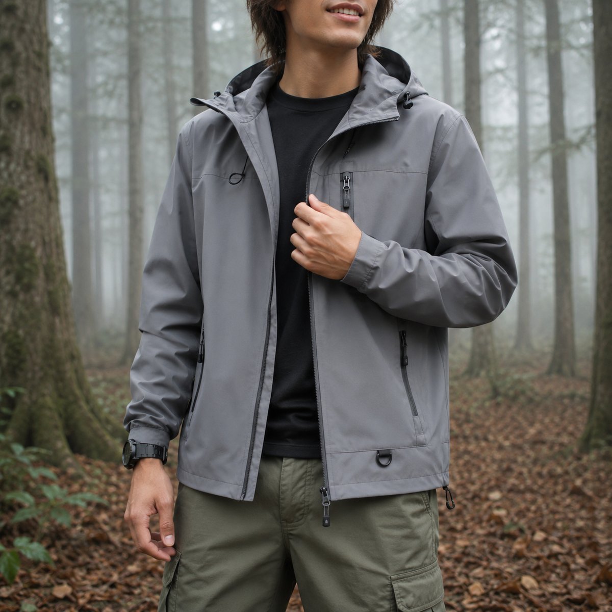 Veste Outdoor Unisexe Gris
