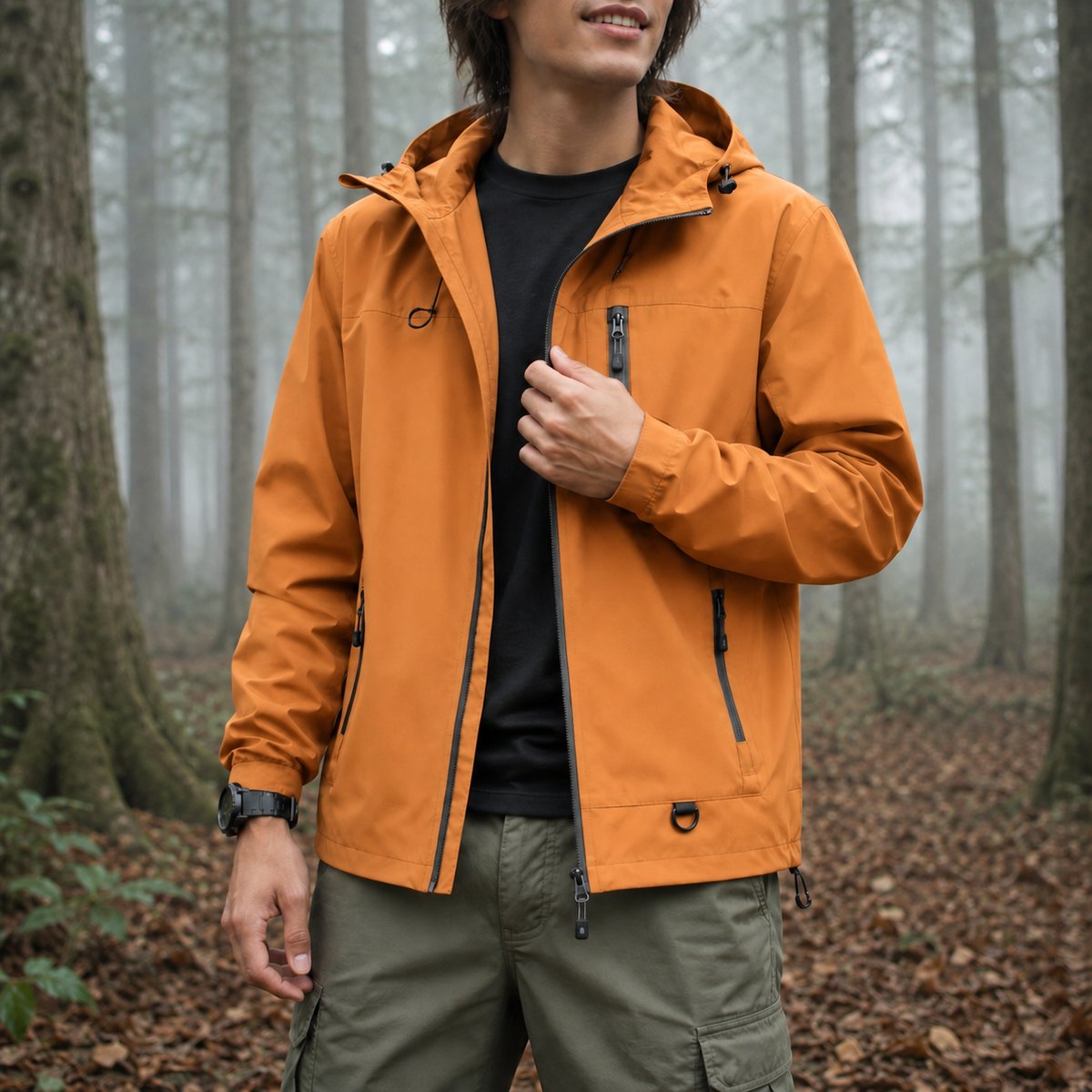 Veste Outdoor Unisexe Orange