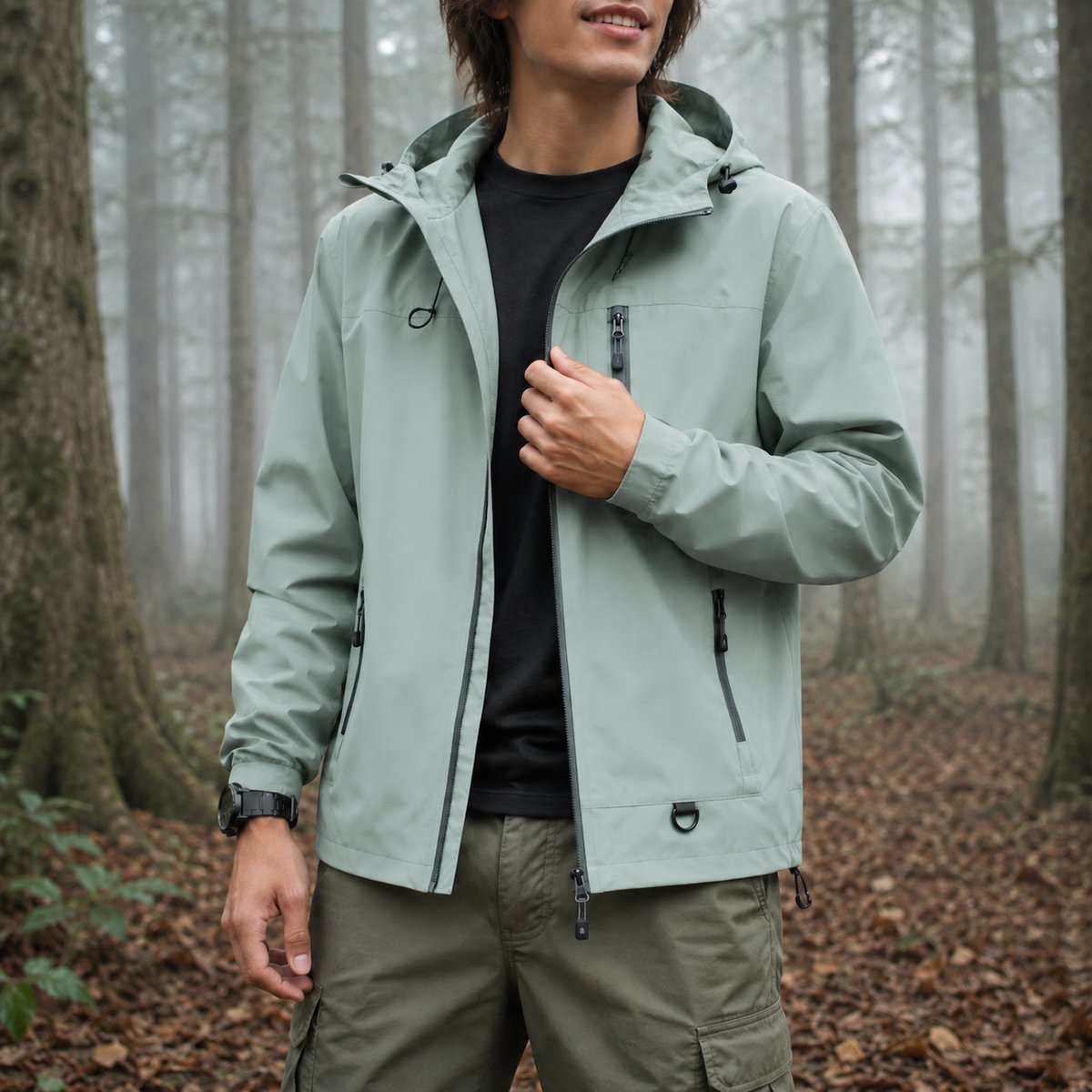 Veste Outdoor Unisexe Vert Clair