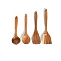 Kit d'Ustensiles de Cuisine en Bois