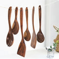 Kit d'Ustensiles de Cuisine en Bois