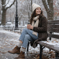 chaussettes-thermiques-laine-merinos-unisexe-epaisses-chaudes-et-confortables-pour-hiver-et-neige-achetez-2-recevez-4-paires - 7