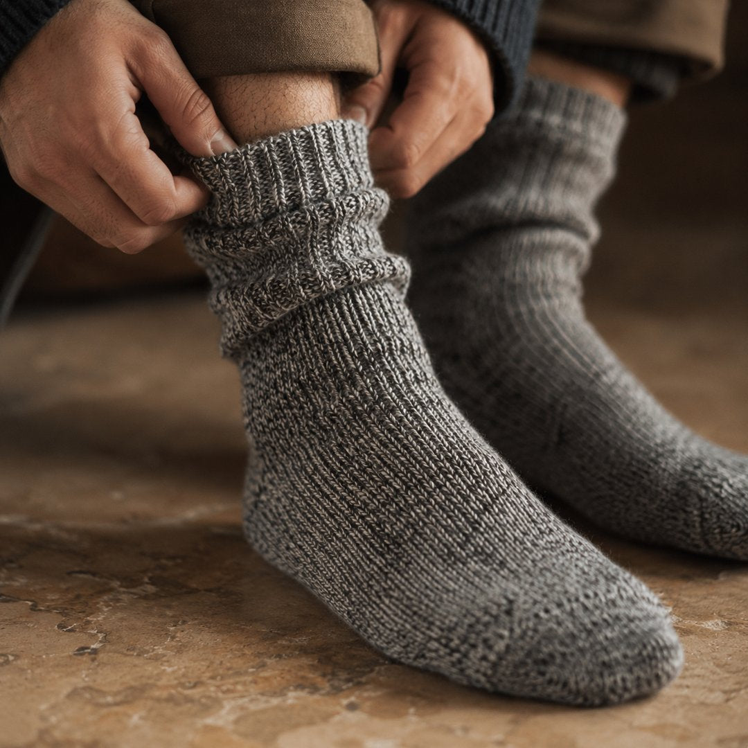 chaussettes-thermiques-laine-merinos-unisexe-epaisses-chaudes-et-confortables-pour-hiver-et-neige-achetez-2-recevez-4-paires - 13