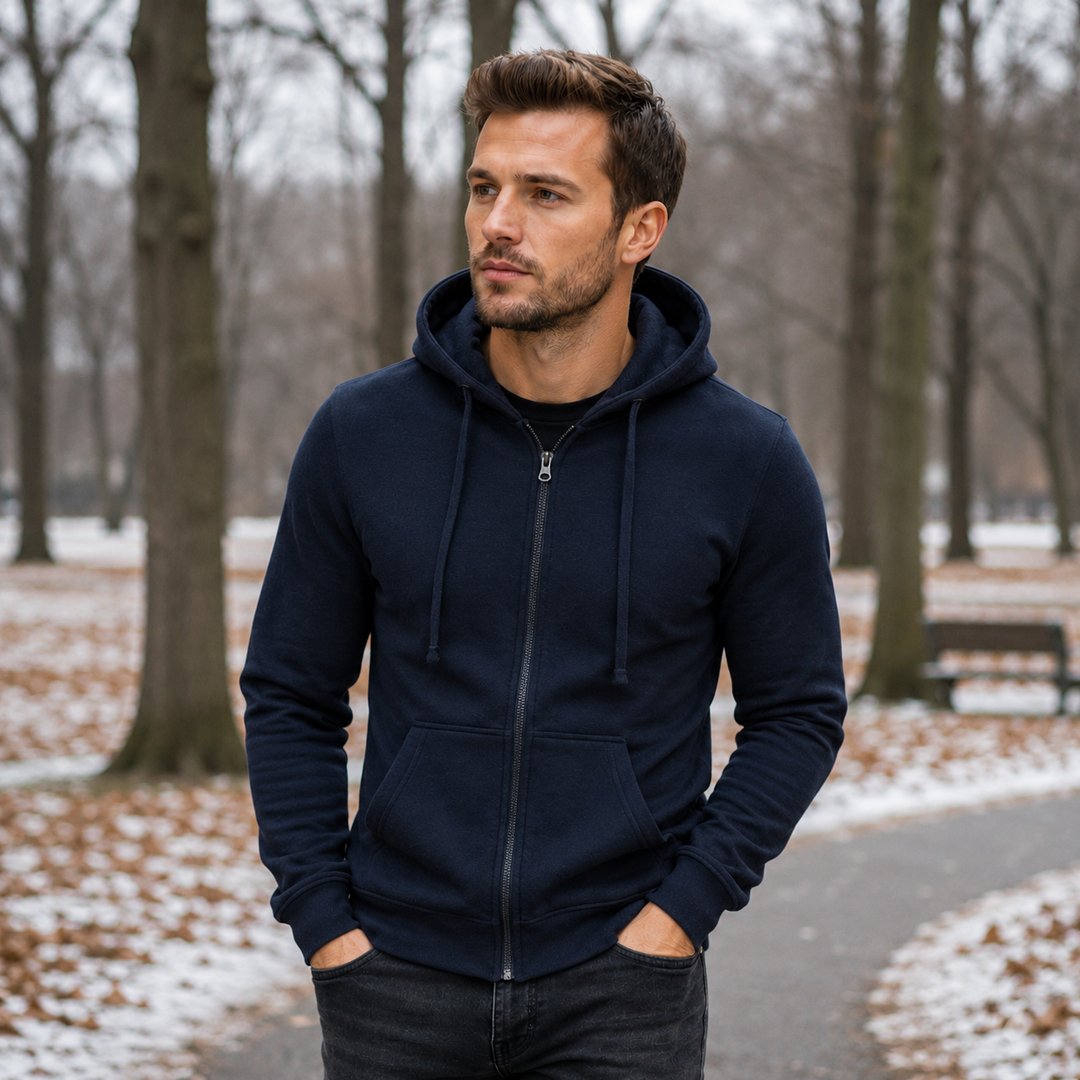 sweat-a-capuche-homme-avec-zip-coupe-slim-hoodie-manches-longues-casual-pour-automne-et-hiver - 2