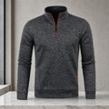 Sweat Homme Demi-Zip Col Montant Streetwear 2