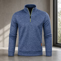Sweat Homme Demi-Zip Col Montant Streetwear 5