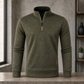 Sweat Homme Demi-Zip Col Montant Streetwear 6