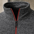 Sweat Homme Demi-Zip Col Montant Streetwear 9
