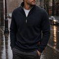 Sweat Homme Demi-Zip Col Montant Streetwear 10