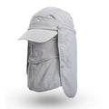 Casquette de Pêche avec Protection UV 4 en 1