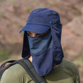 Casquette de Pêche avec Protection UV 4 en 1