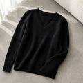 Pull Femme Cachemire Col V Dentelle Hiver 3