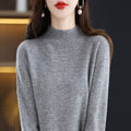 Pull cachemire gris