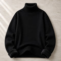 Pull Homme Col Montant Maille Slim Anti-Bouloches 1
