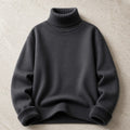 Pull Homme Col Montant Maille Slim Anti-Bouloches 2