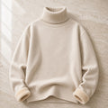 Pull Homme Col Montant Maille Slim Anti-Bouloches 3