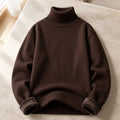 Pull Homme Col Montant Maille Slim Anti-Bouloches 4