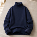 Pull Homme Col Montant Maille Slim Anti-Bouloches 5