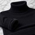 Pull Homme Col Montant Maille Slim Anti-Bouloches 9