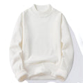 pull-homme-col-montant-mock-neck-tricot-uni-casual-pull-over-manches-longues-pour-automne-et-hiver - 6