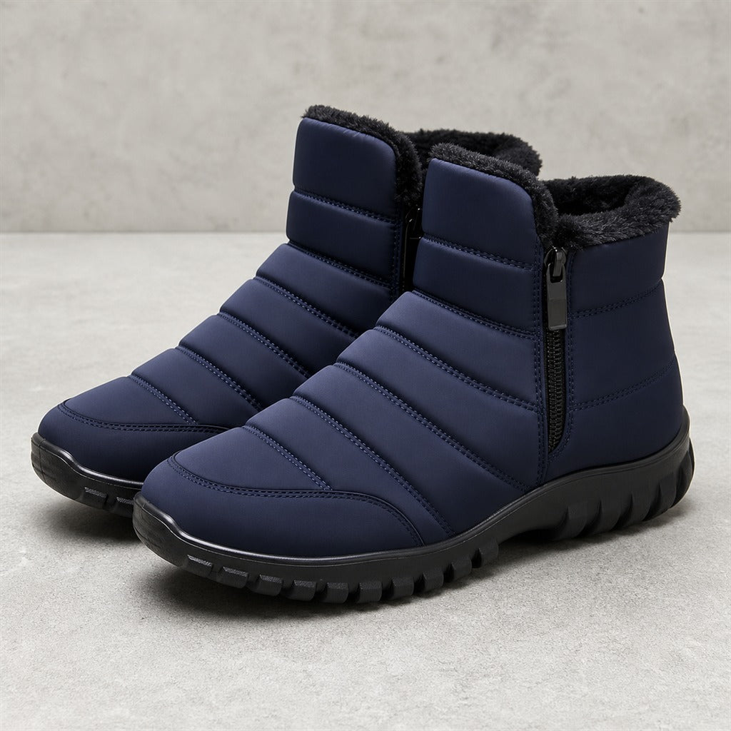 Baskets Montantes Homme Neige Hiver Imperméables Zip 2