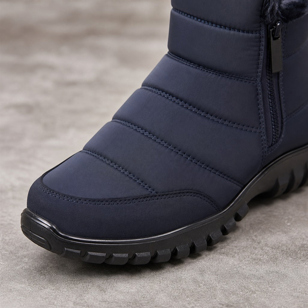 Baskets Montantes Homme Neige Hiver Imperméables Zip 8
