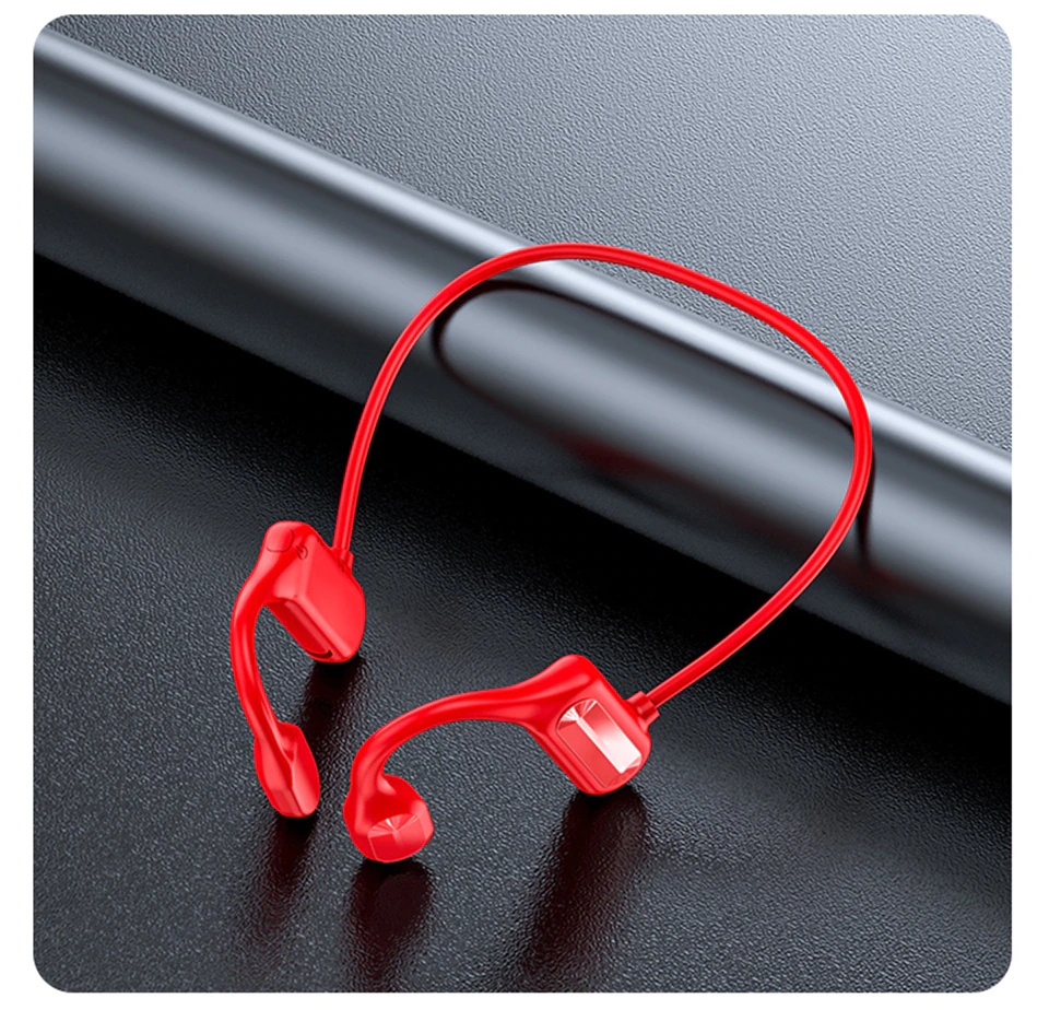 Casque à Conduction Osseuse Bluetooth 5.1 Résistant à l'Eau